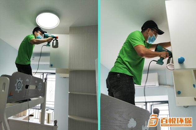 佛山專業(yè)除甲醛百悅環(huán)保裝修新房除甲醛